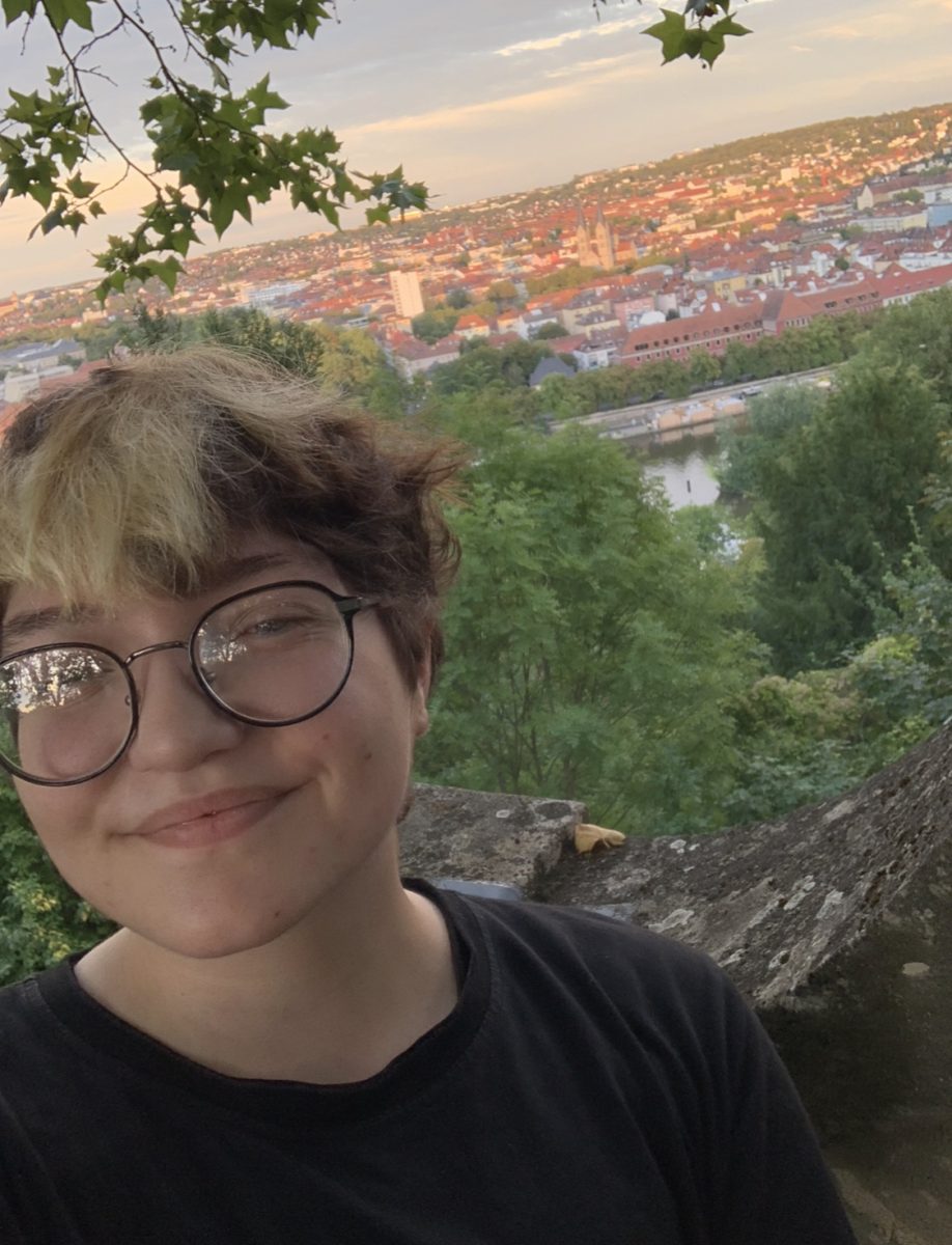 Alex Calabrese has been living and studying in Bonn, Germany, for the last two months. He has been enjoying traveling and sight seeing. Here, he is at a look-out point in Würzburg. 
