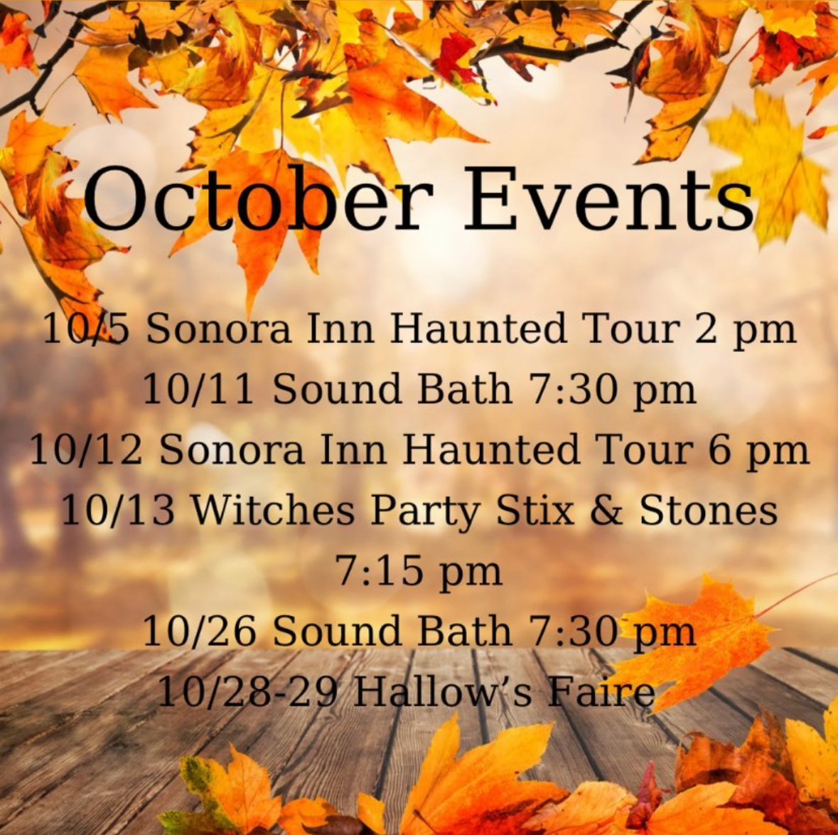 There are many upcoming events to attend locally, so there will be no shortage of fun things to do for this Halloween season.